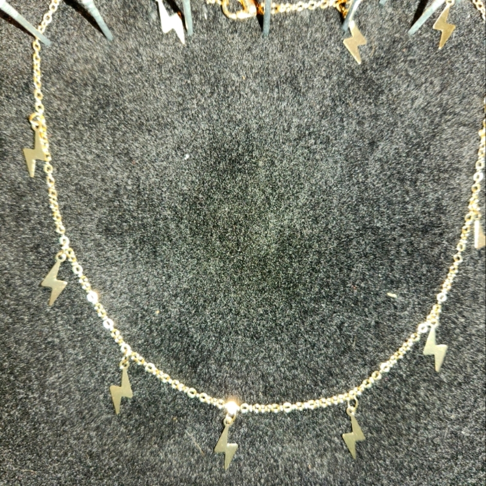 Gold 🌩 necklace